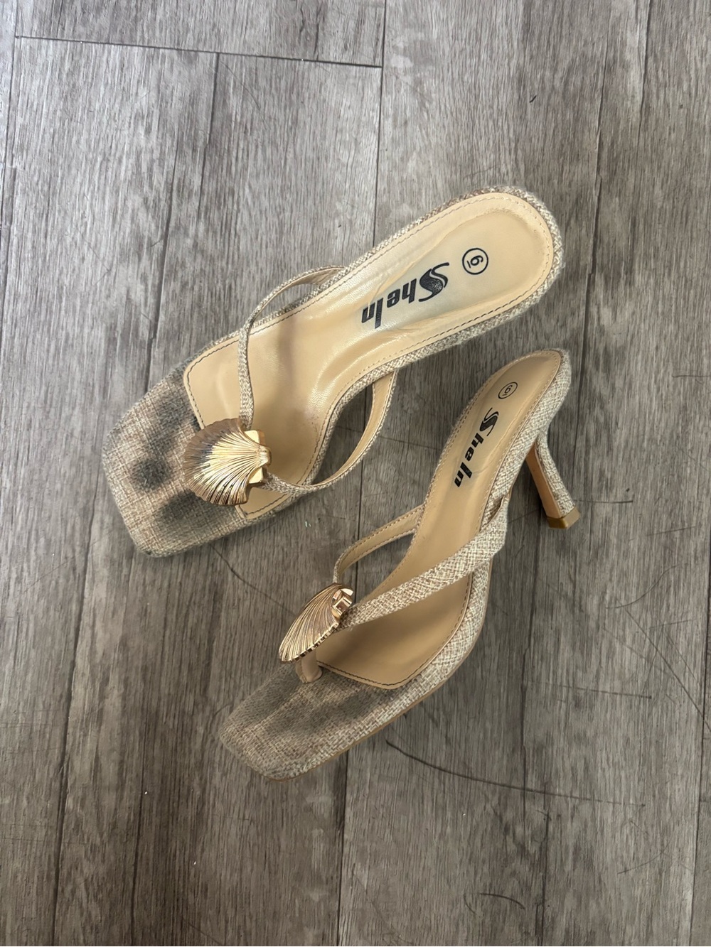 Shein Seashell Heels - Picture 2 of 5